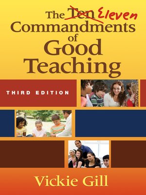cover image of The Eleven Commandments of Good Teaching